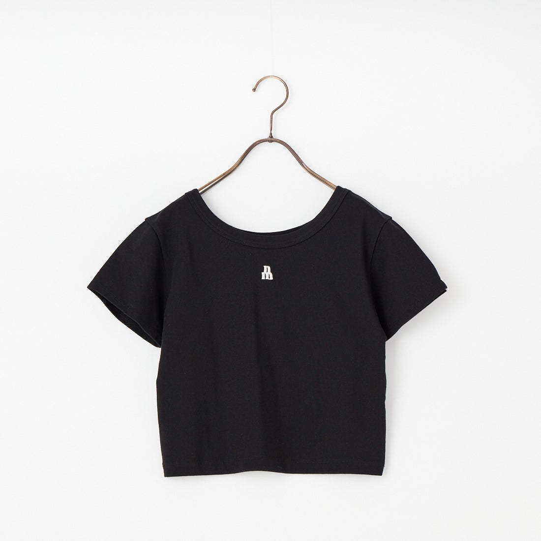 nenom [ネノム] ワンポイントロゴ刺繍 ミニTシャツ [NE26322002] 09 BLACK