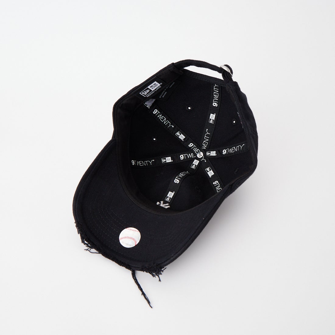 NEW ERA [ニューエラ] 9TWENTY MLBダメージキャップ ニューヨーク・ヤンキース [14745056] TWILL BLK