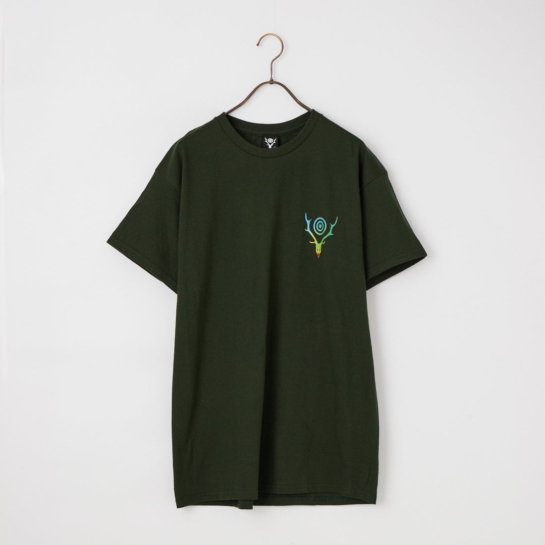 South2West8 [サウスツーウエストエイト] ショートスリーブクルーネックTシャツ [SX751] B D.GREEN
