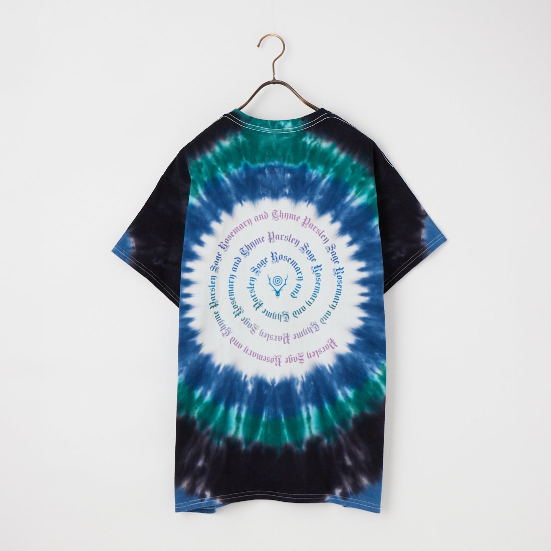 South2West8 [サウスツーウエストエイト] タイダイプリント クルーネックTシャツ [SX752] A BLUE