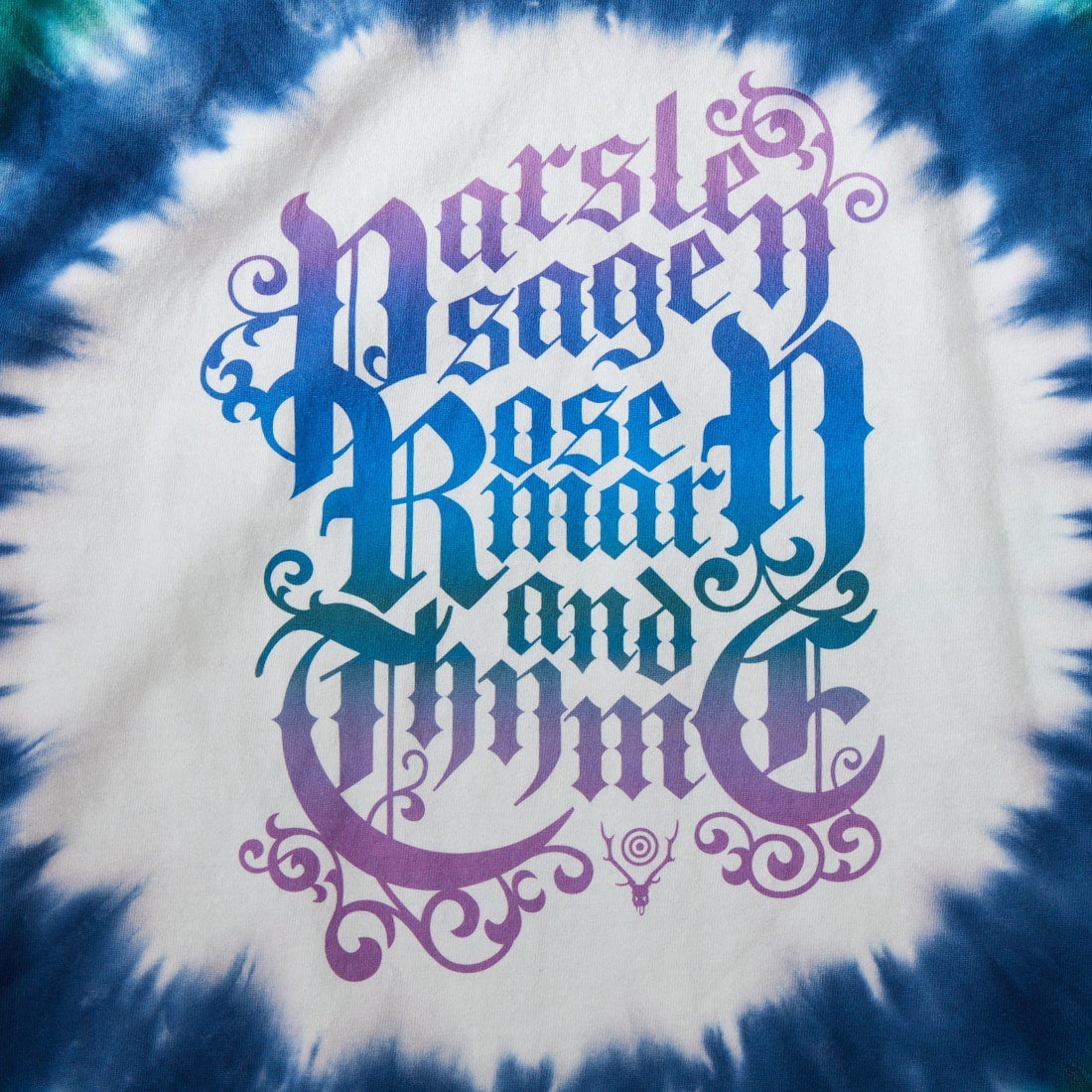 South2West8 [サウスツーウエストエイト] タイダイプリント クルーネックTシャツ [SX752] A BLUE