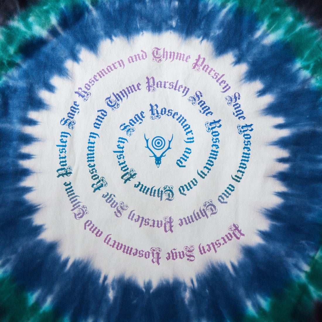 South2West8 [サウスツーウエストエイト] タイダイプリント クルーネックTシャツ [SX752] A BLUE