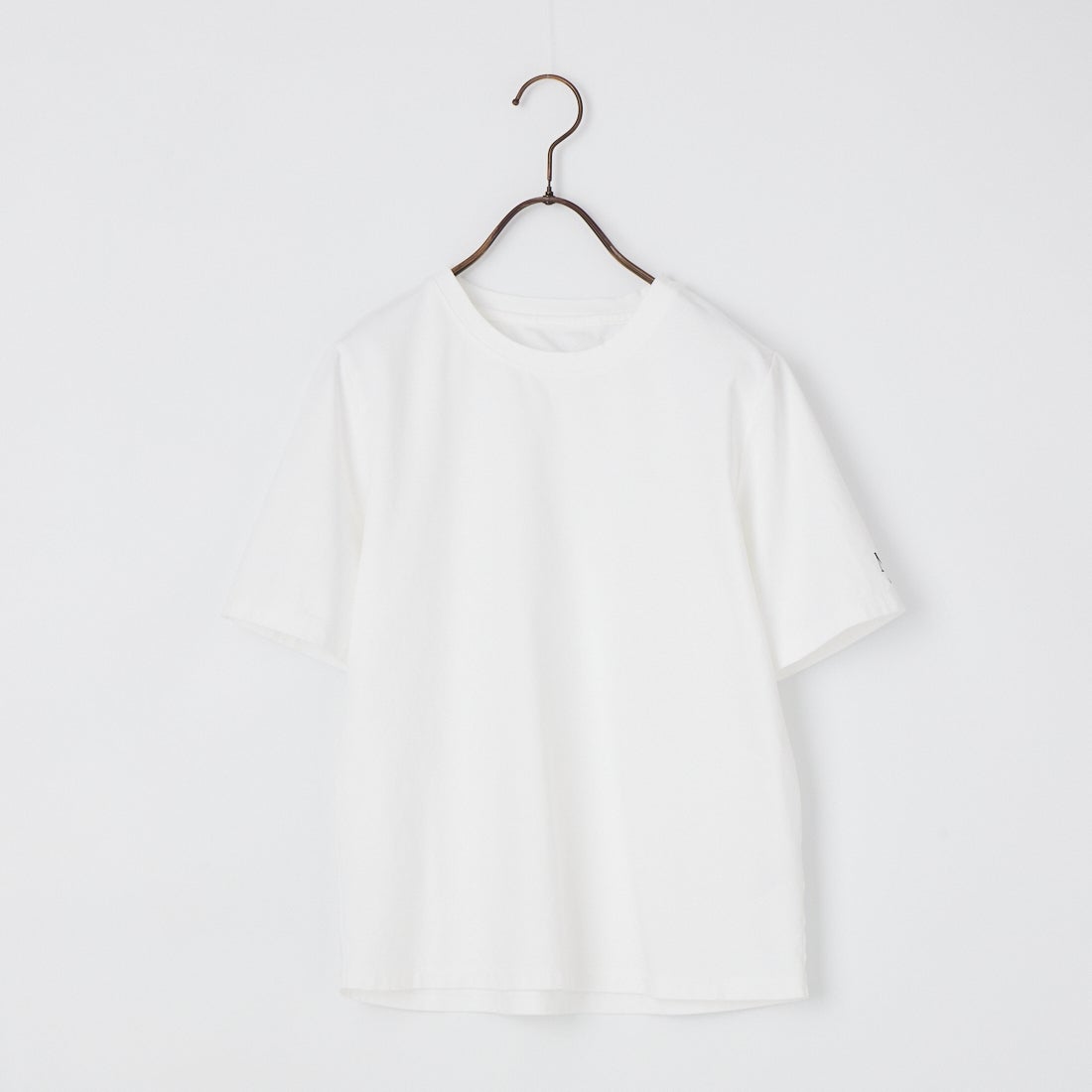 MICA&DEAL [マイカアンドディール] ワンポイント刺繍Tシャツ [0126109048] BROWN