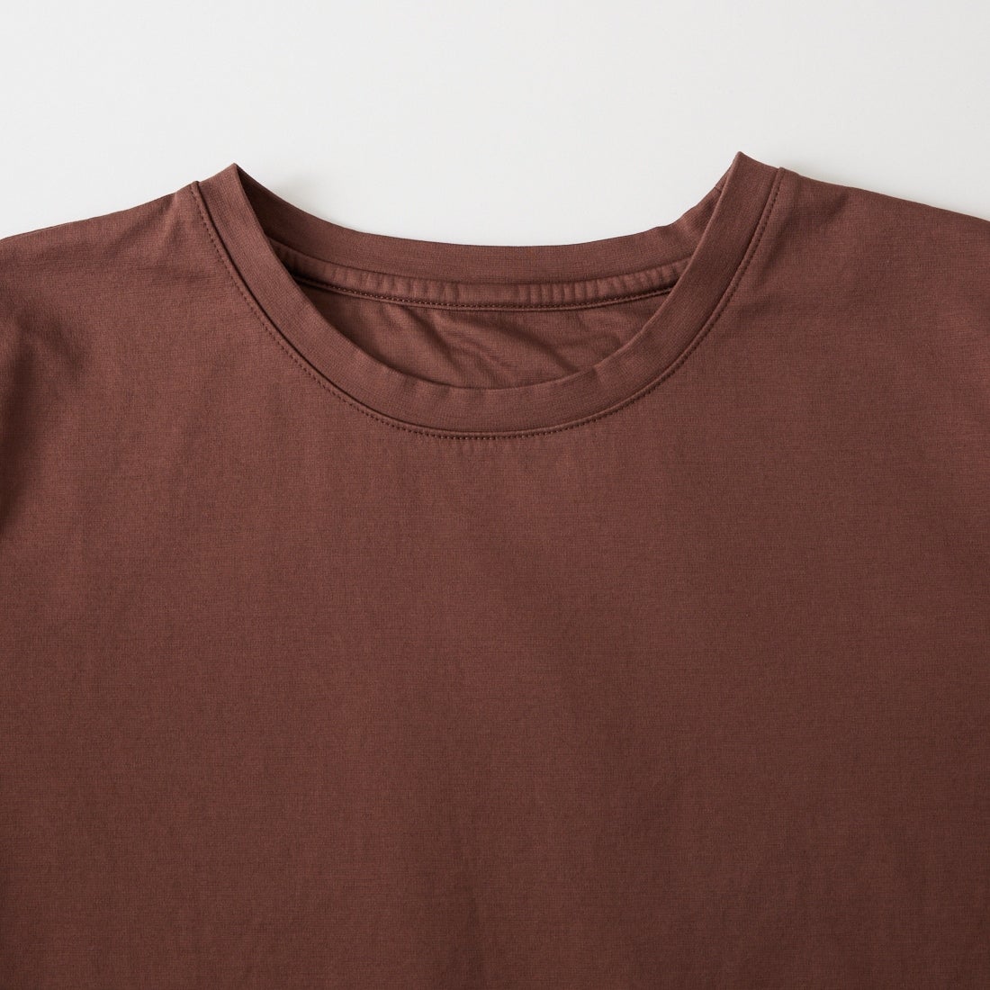 MICA&DEAL [マイカアンドディール] ワンポイント刺繍Tシャツ [0126109048] BROWN