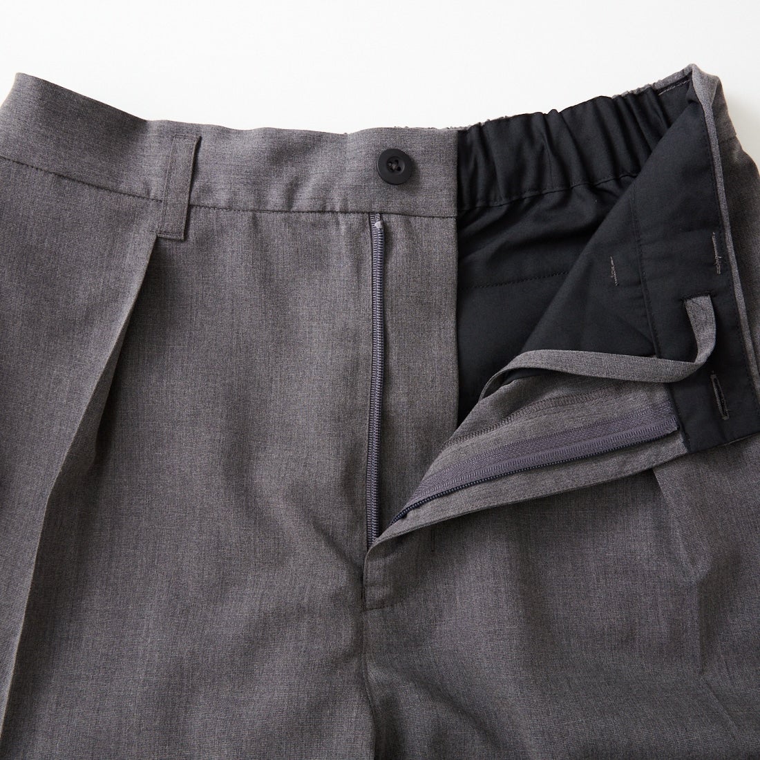 +phenix [プラスフェニックス] 別注 サイドメッシュタックパンツ [POB-26024IN-JF] CHARCOAL