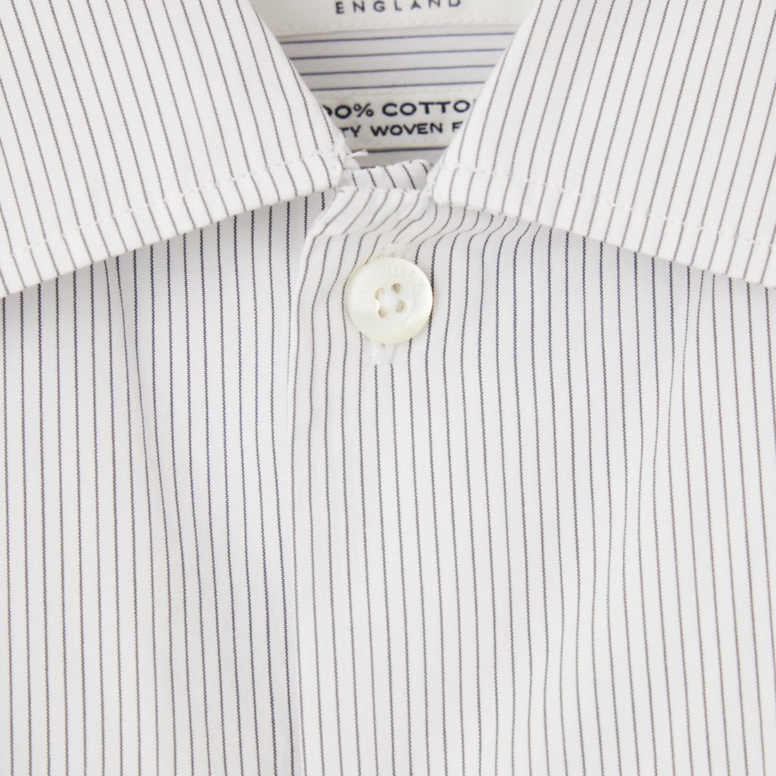 Gymphlex [ジムフレックス] コットンストライプ 長袖チュニックシャツ [GY-B0365PSE] WHT/BLK ST