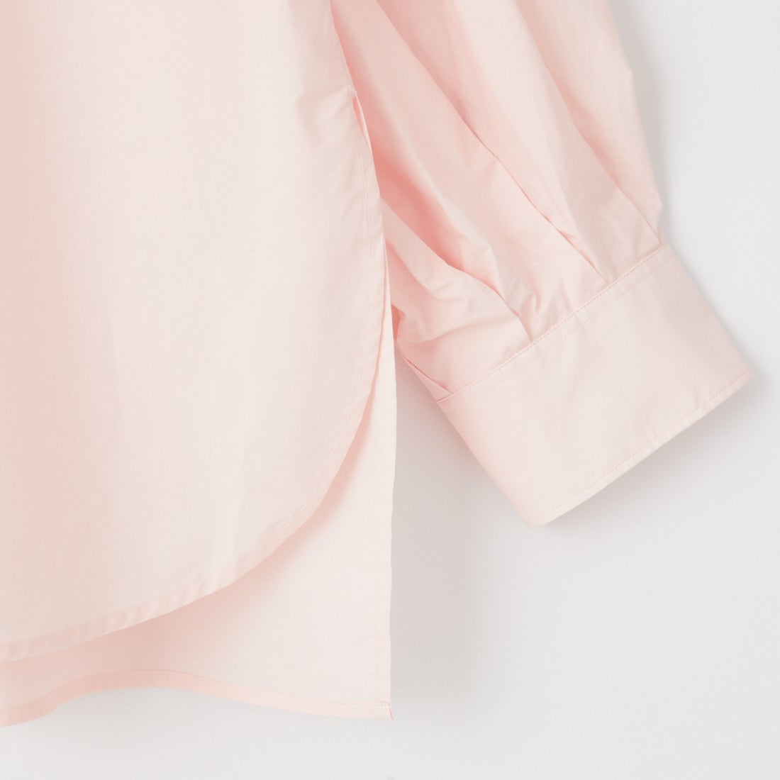 Gymphlex [ジムフレックス] コットンレギュラーカラー長袖チュニックシャツ [GY-B0365OGT] PINK