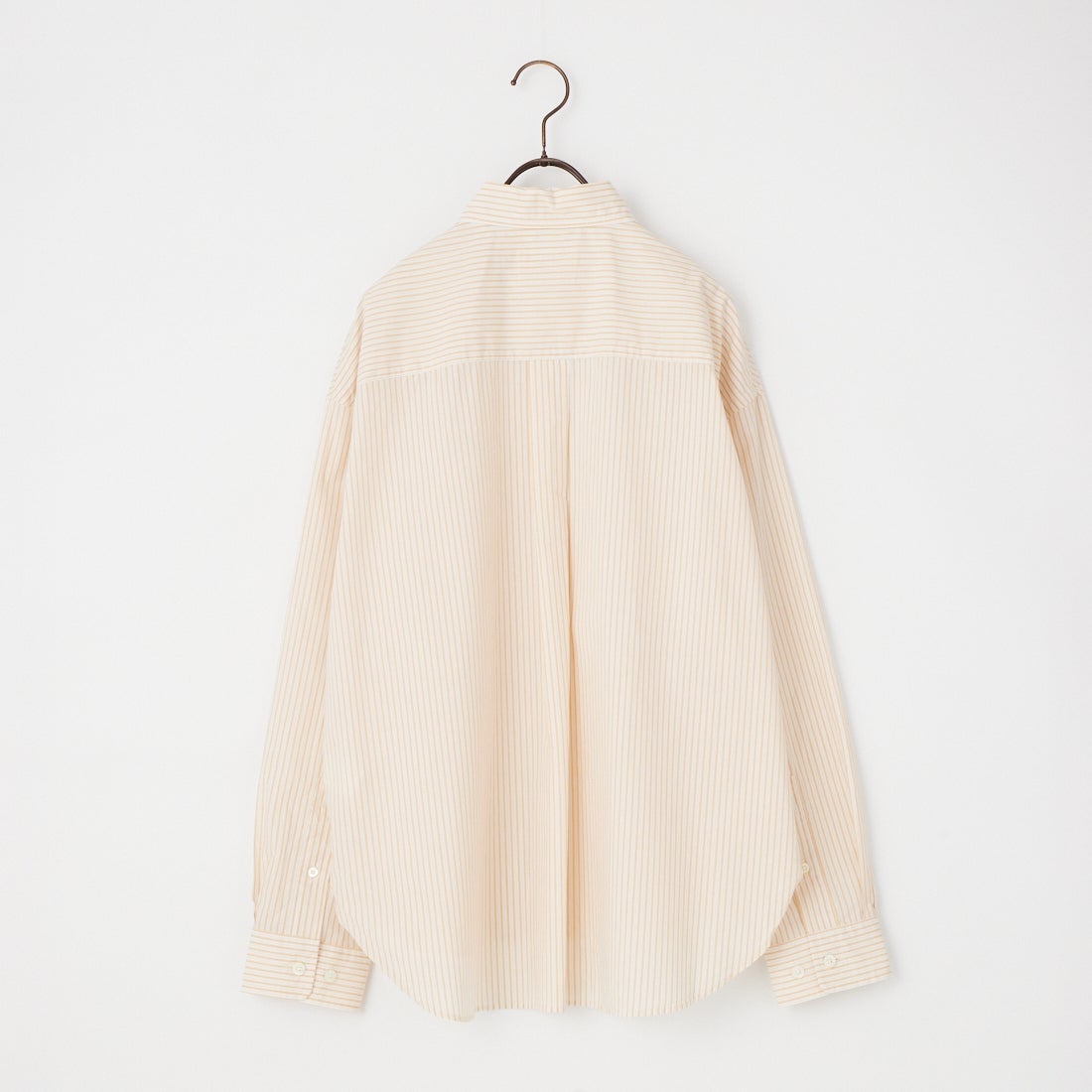 Gymphlex [ジムフレックス] コットンストライプ ショートボタンダウンシャツ [GY-B0198TRR] YEL/WH ST