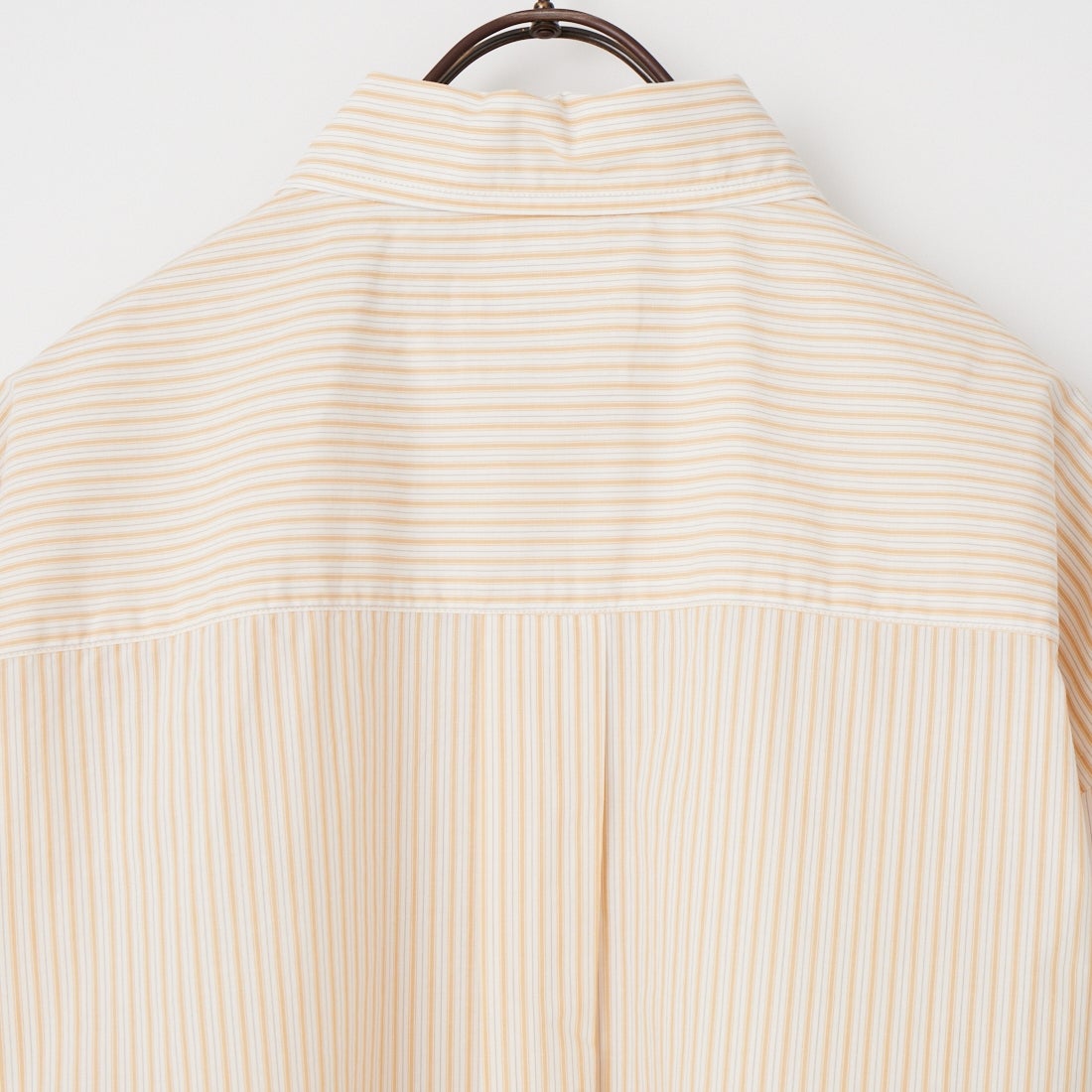 Gymphlex [ジムフレックス] コットンストライプ ショートボタンダウンシャツ [GY-B0198TRR] YEL/WH ST