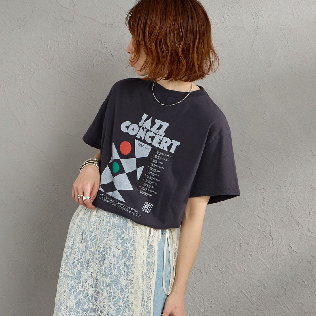 06 GRAY&&モデル身長：158cm 着用サイズ：F0&&