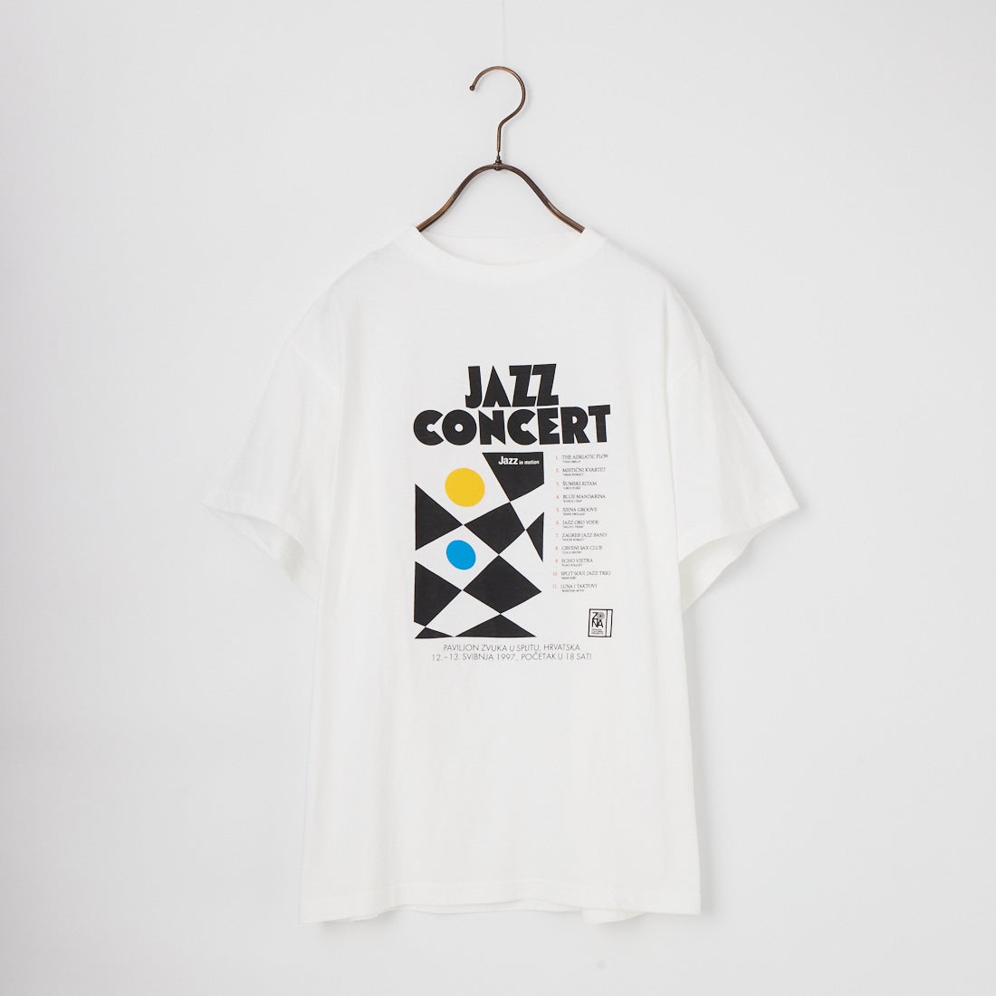 THE SHINZONE [ザ シンゾーン] ジャズコンサートTシャツ [26SMSCU09] 01 WHITE