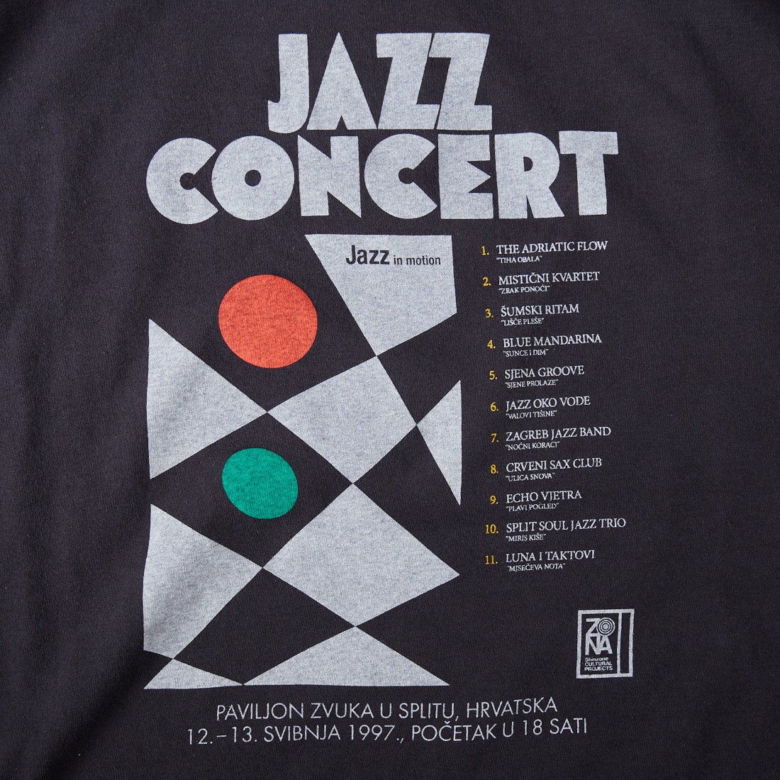 THE SHINZONE [ザ シンゾーン] ジャズコンサートTシャツ [26SMSCU09] 06 GRAY