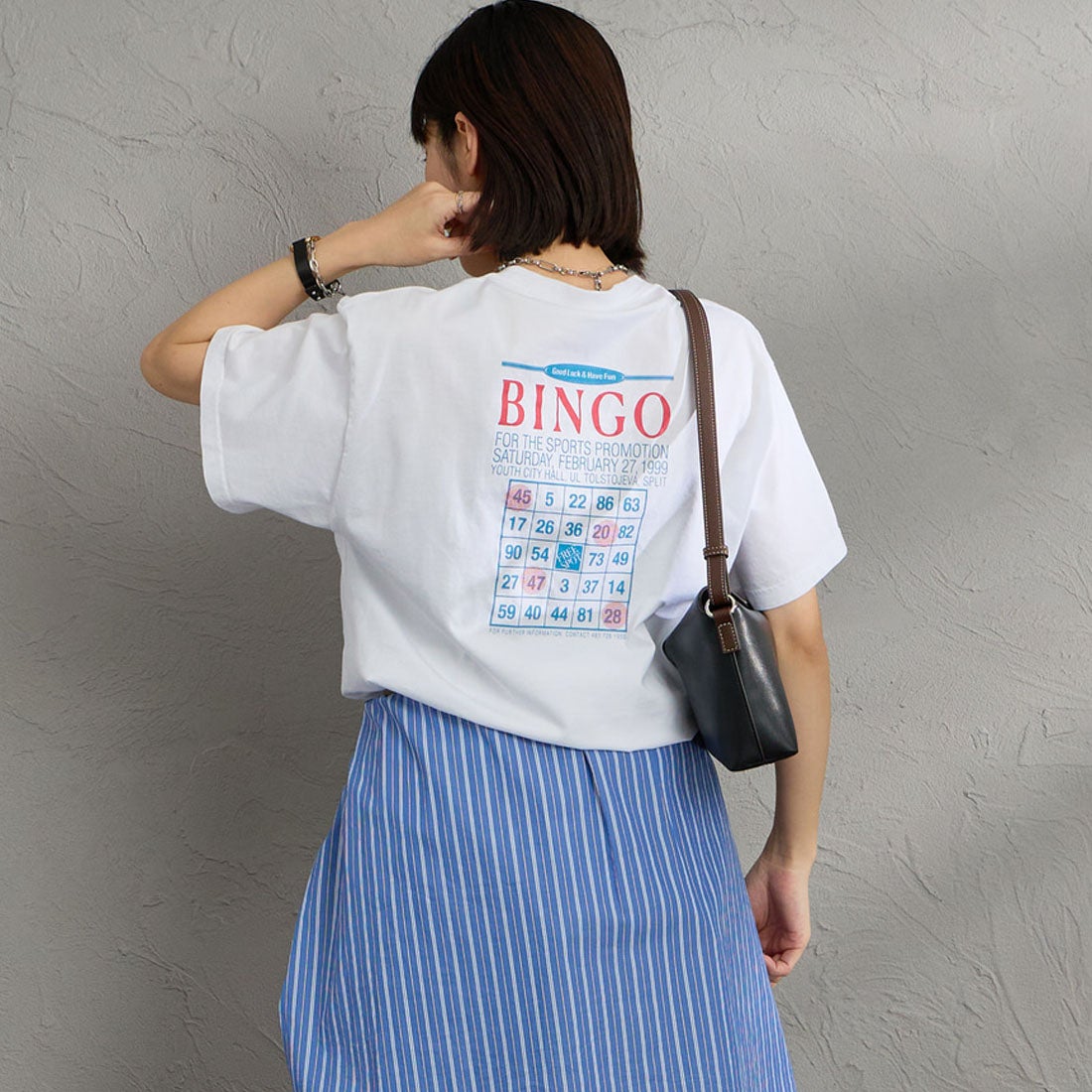 01 WHITE&&モデル身長：160cm 着用サイズ：F0&&