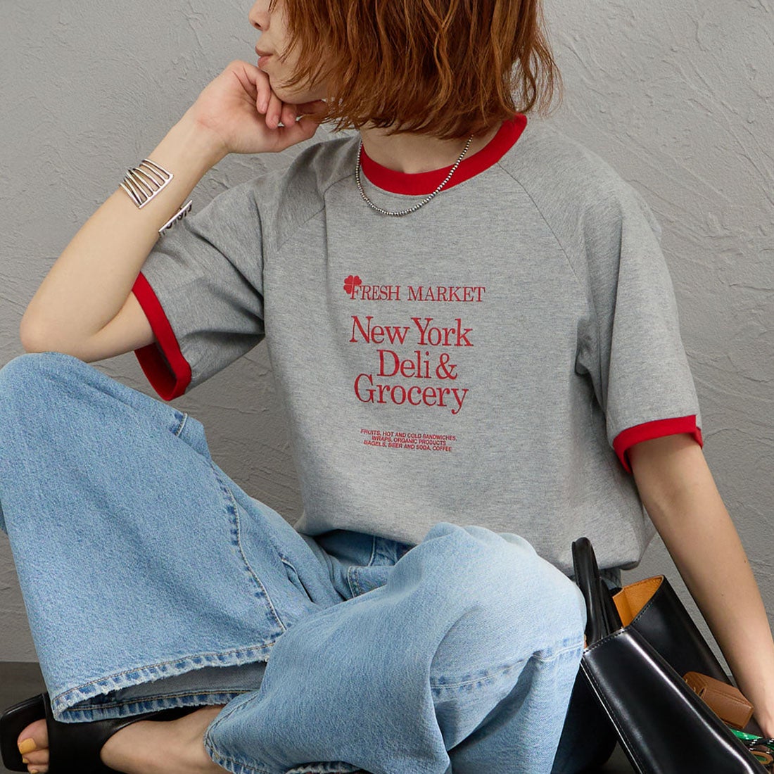 06 GRAY&&モデル身長：158cm 着用サイズ：F0&&