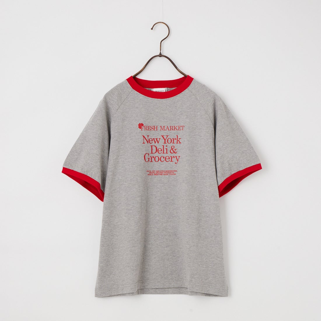 THE SHINZONE [ザ シンゾーン] フレッシュマーケットリンガーTシャツ [26SMSCU12] 06 GRAY