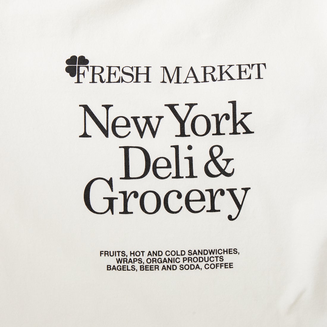 THE SHINZONE [ザ シンゾーン] フレッシュマーケットリンガーTシャツ [26SMSCU12] 01 WHITE