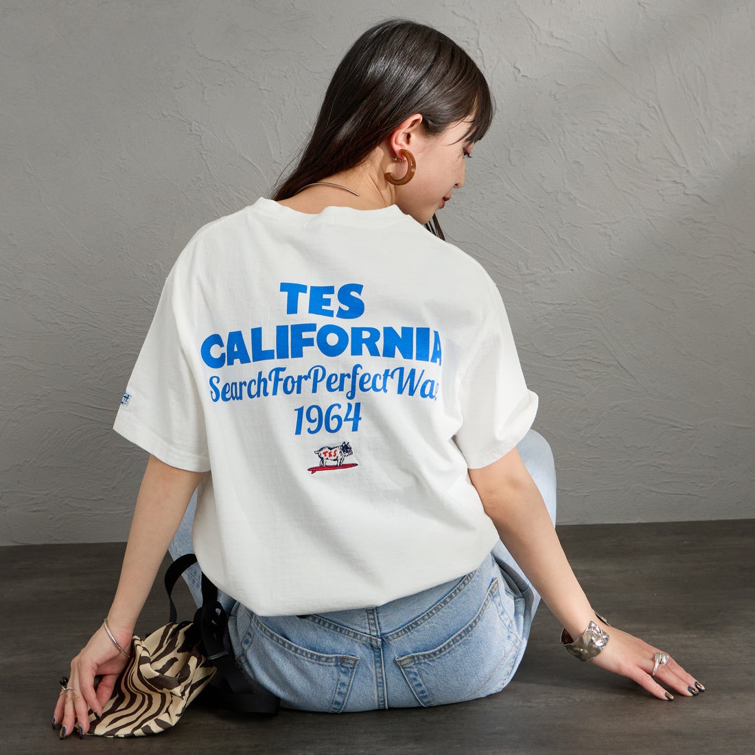 WHITE&&モデル身長：150cm 着用サイズ：S&&