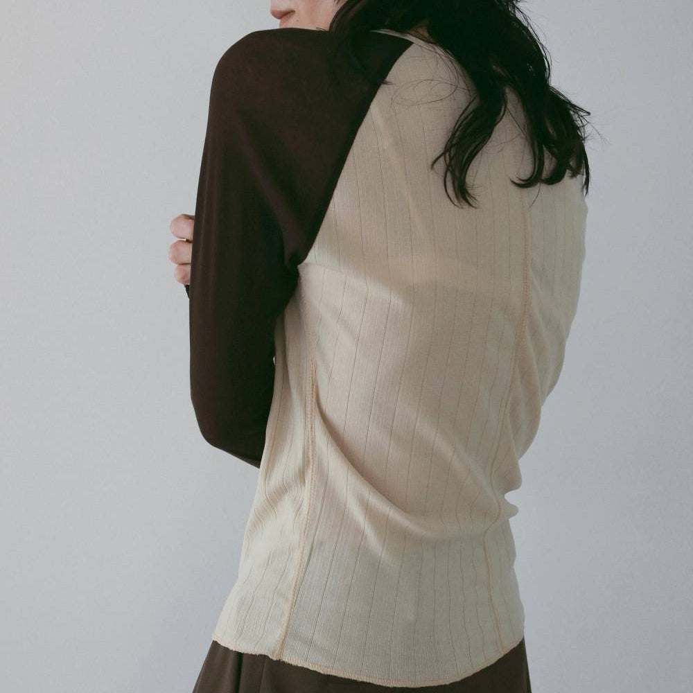 anuke [アンヌーク] シアーラグランTシャツ [62610622] CRM