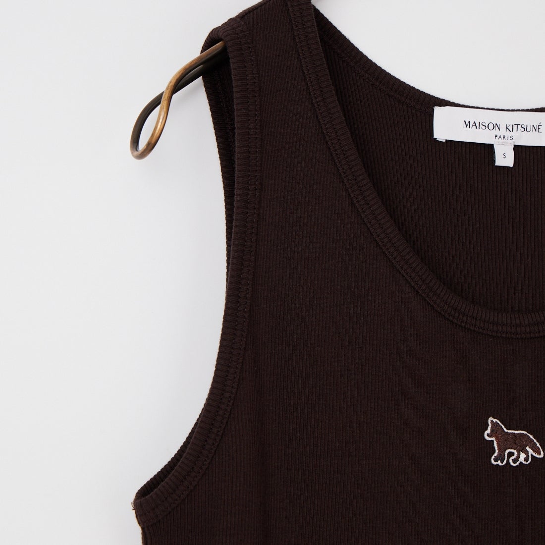 MAISON KITSUNE [メゾン キツネ] ベビーフォックス リブタンクトップ [MW00121KA0033] 0423 GANAC