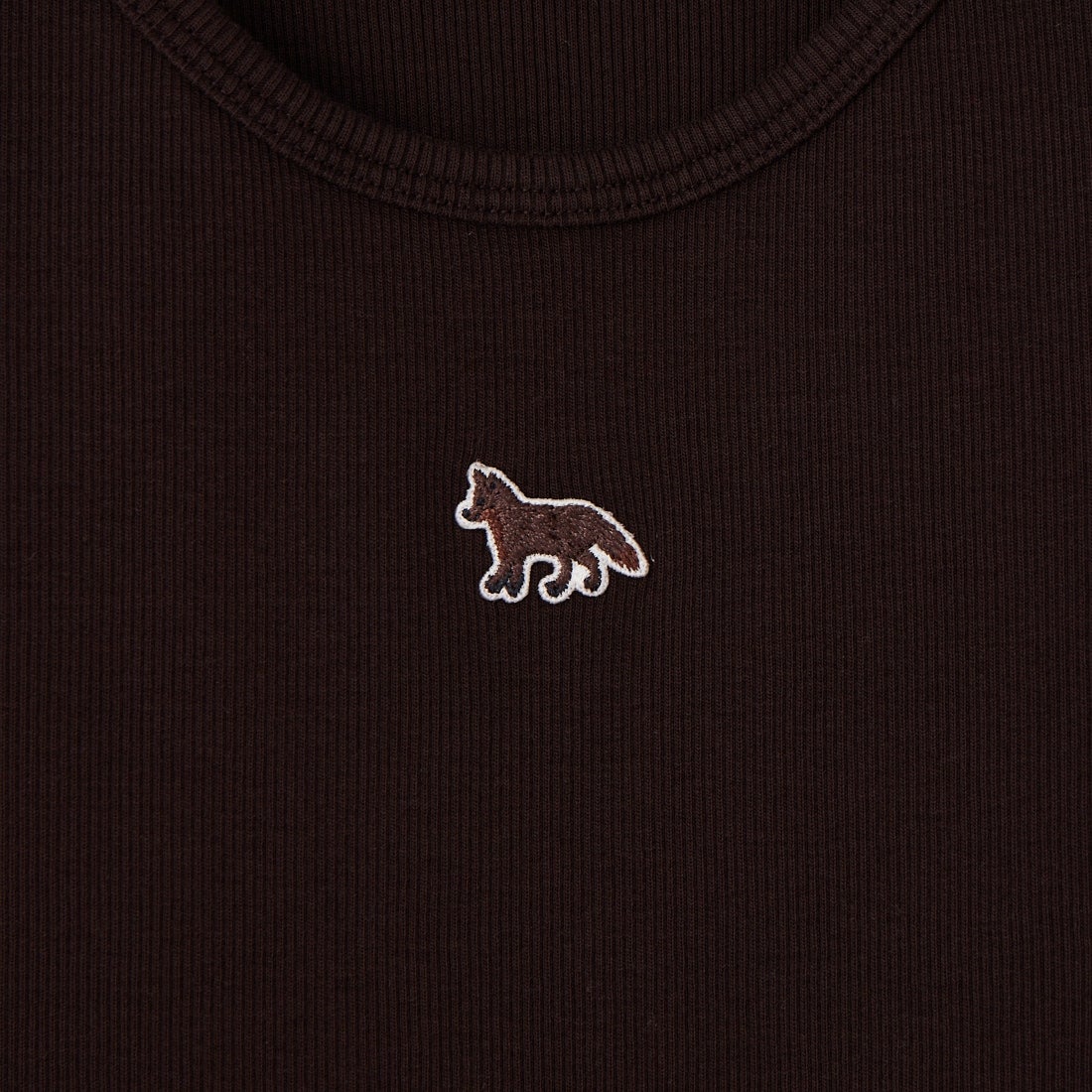 MAISON KITSUNE [メゾン キツネ] ベビーフォックス リブタンクトップ [MW00121KA0033] 0423 GANAC