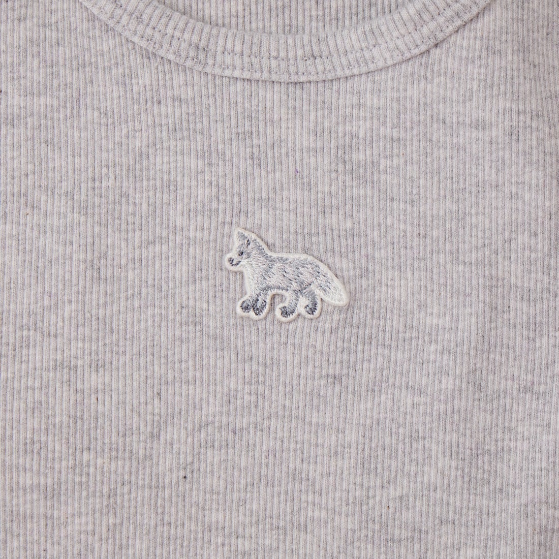 MAISON KITSUNE [メゾン キツネ] ベビーフォックス リブタンクトップ [MW00121KA0033] H120 L.GRE