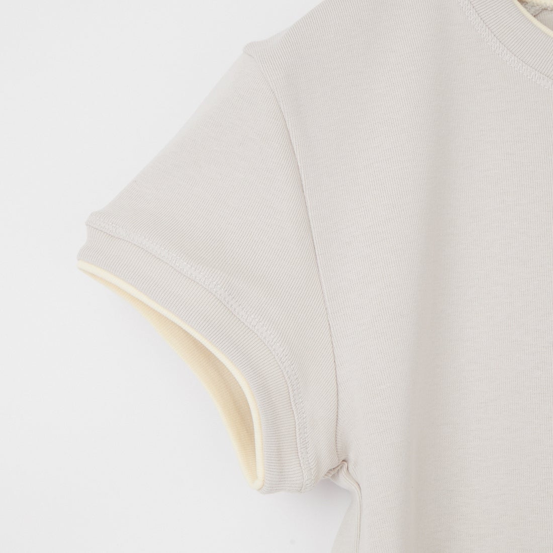 MAISON KITSUNE [メゾン キツネ] コントラストリブフィットTシャツ [QW00103KJ7035] 0436 URBAN