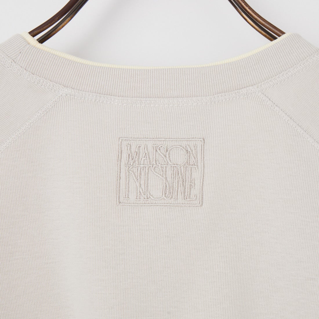 MAISON KITSUNE [メゾン キツネ] コントラストリブフィットTシャツ [QW00103KJ7035] 0436 URBAN