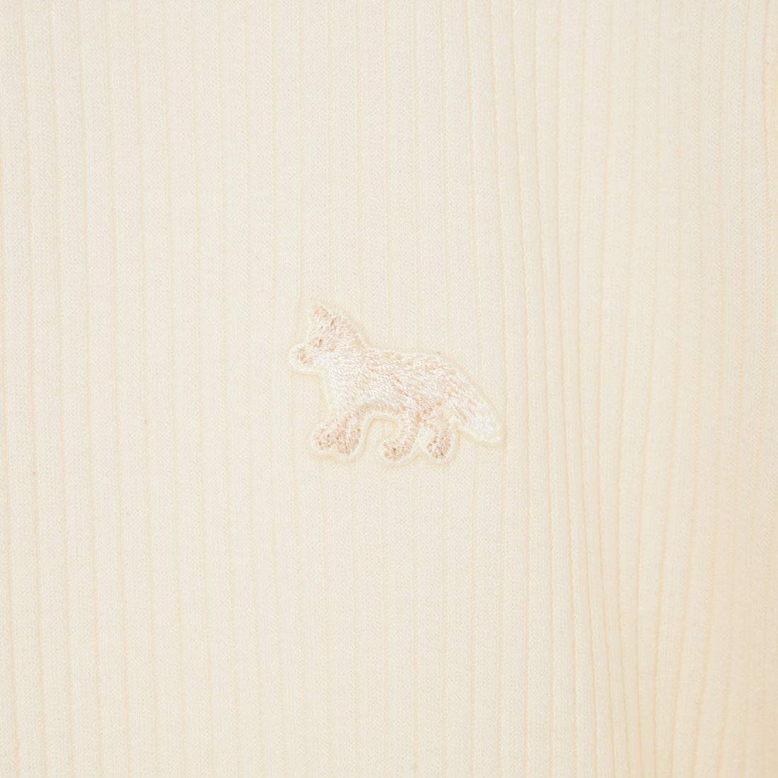 MAISON KITSUNE [メゾン キツネ] ベビーフォックス リブカーディガン [PW00512KJ0134] 0383 PURE