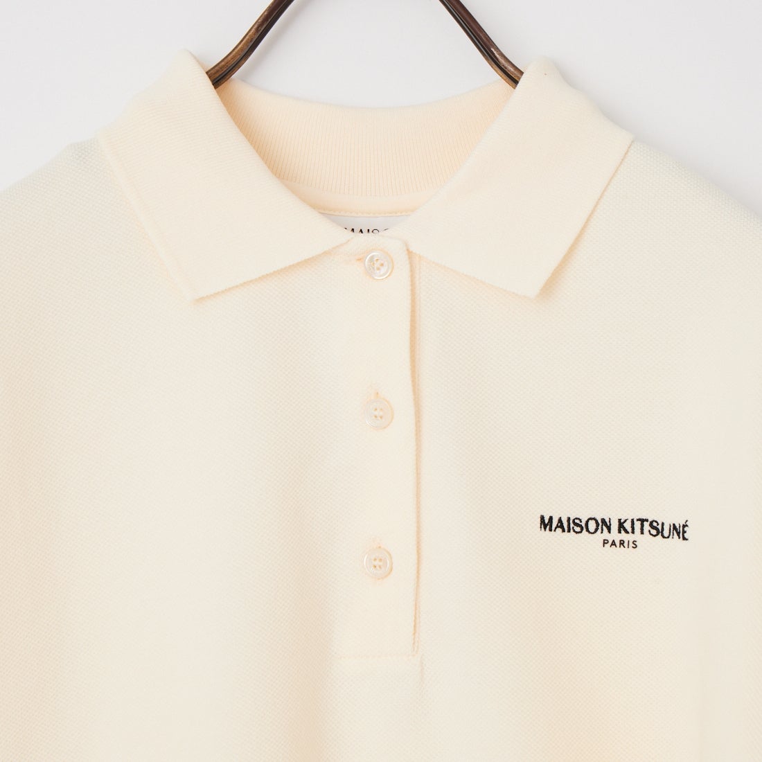MAISON KITSUNE [メゾン キツネ] MAISON KITSUNE PARIS オーバーサイズポロシャツ [QW00201KP0001] 0063 NOBLE