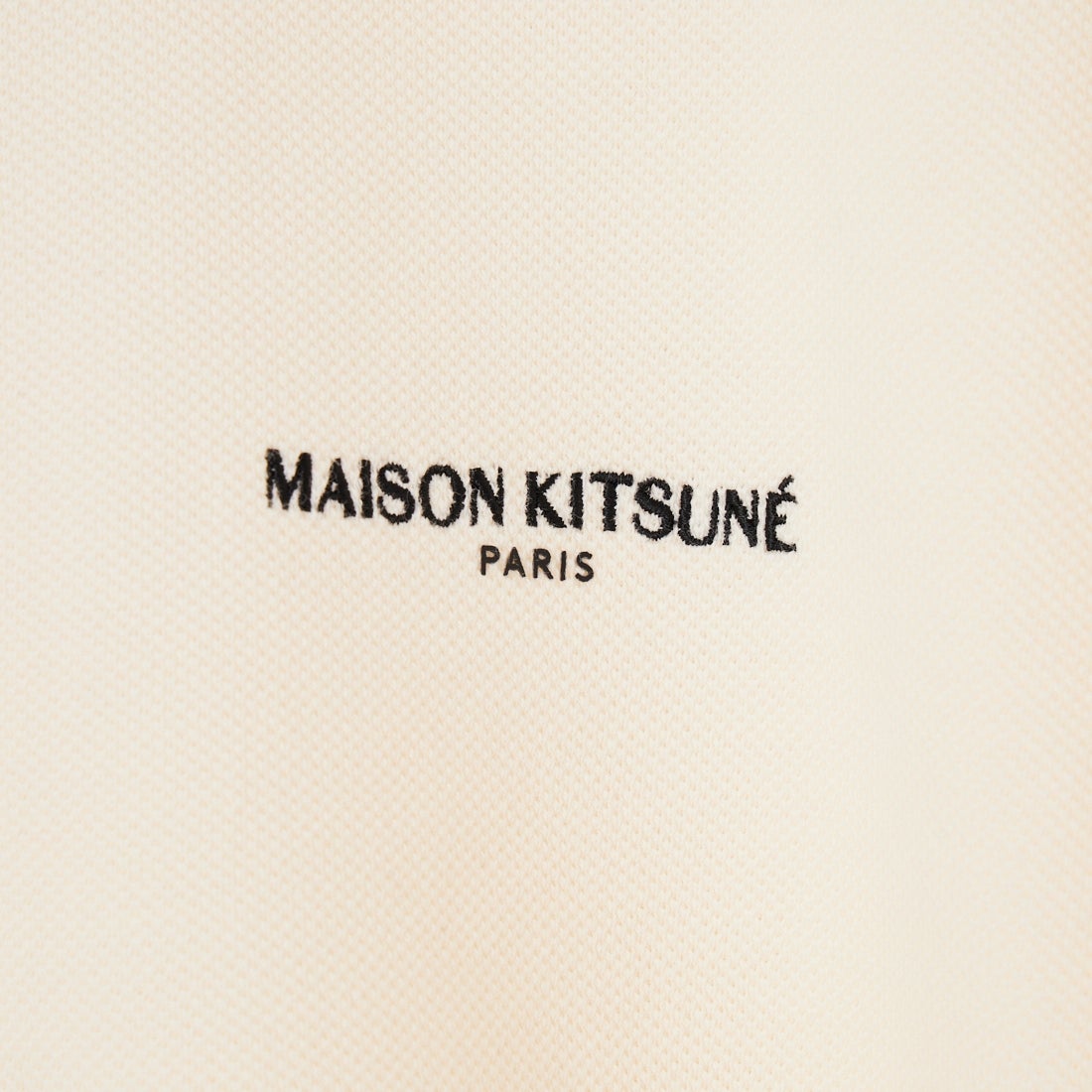 MAISON KITSUNE [メゾン キツネ] MAISON KITSUNE PARIS オーバーサイズポロシャツ [QW00201KP0001] 0063 NOBLE