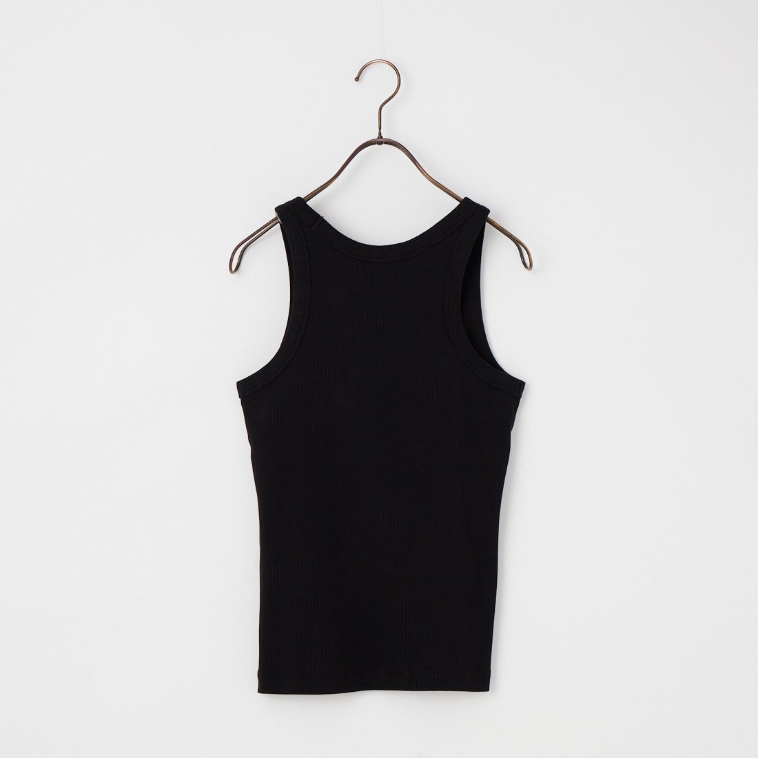 MAISON KITSUNE [メゾン キツネ] MAISON KITSUNE PARIS リブタンクトップ [QW00600KA0033] P199 BLACK