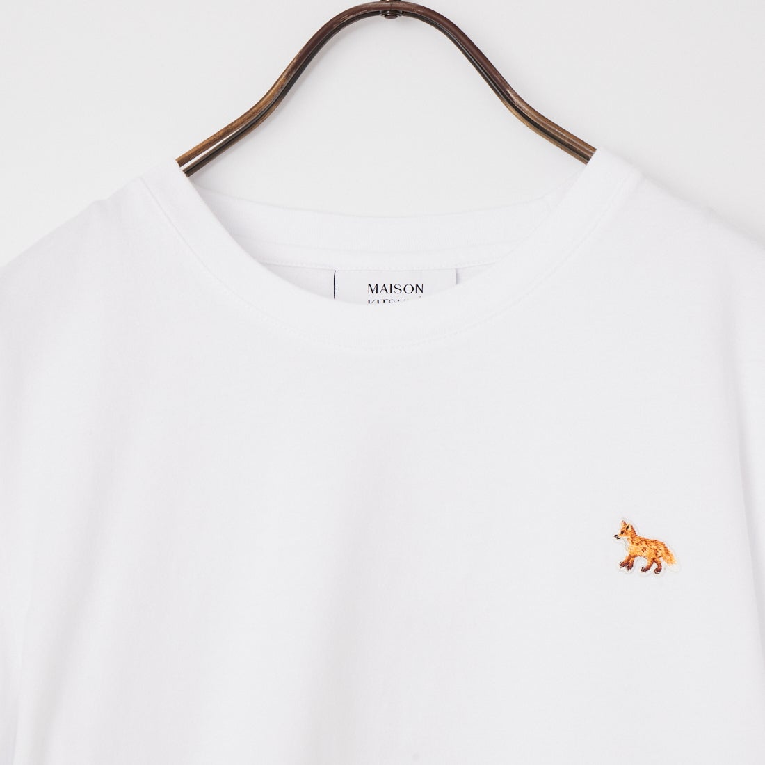 MAISON KITSUNE [メゾン キツネ] ベビーフォックス レギュラーTシャツ [PW00115KJ7026] P100 WHITE