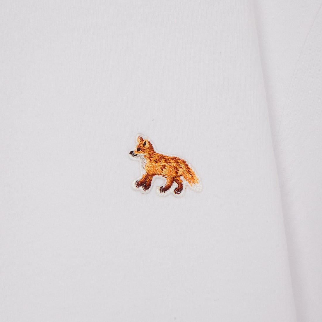 MAISON KITSUNE [メゾン キツネ] ベビーフォックス レギュラーTシャツ [PW00115KJ7026] P100 WHITE