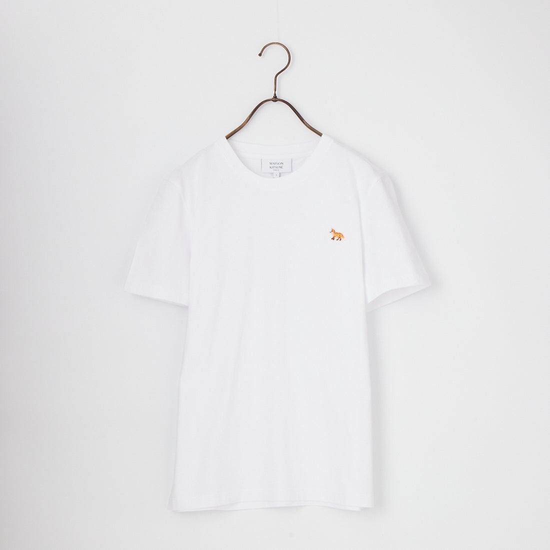 MAISON KITSUNE [メゾン キツネ] ベビーフォックス レギュラーTシャツ [PW00115KJ7026] P100 WHITE