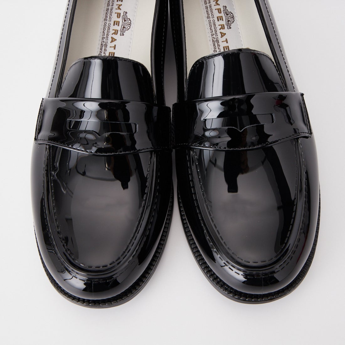 TEMPERATE [テンパレイト] コインローファー [EATHAN] BLACK