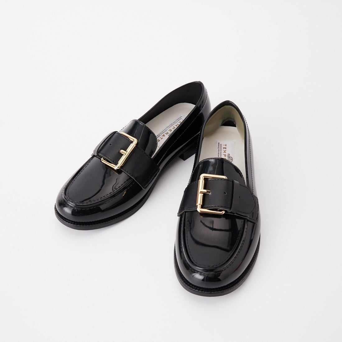 TEMPERATE [テンパレイト] センターバックルローファー [GLEN] BLACK