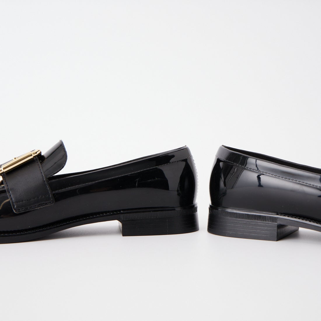 TEMPERATE [テンパレイト] センターバックルローファー [GLEN] BLACK