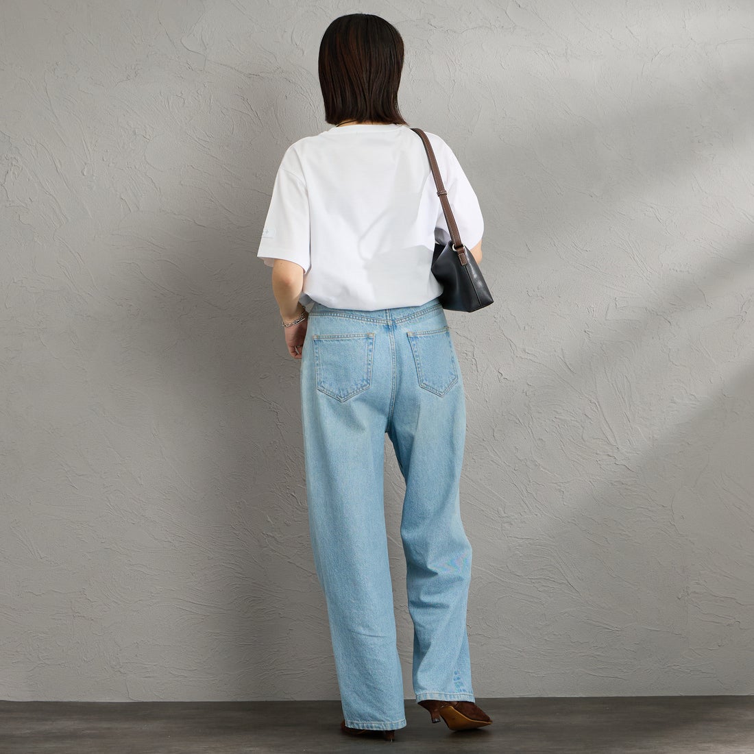 TATRAS [タトラス] 別注 DANILO ショートスリーブTシャツ [MCKZ0765083968-JF] WHITE &&モデル身長：160cm 着用サイズ：1&&