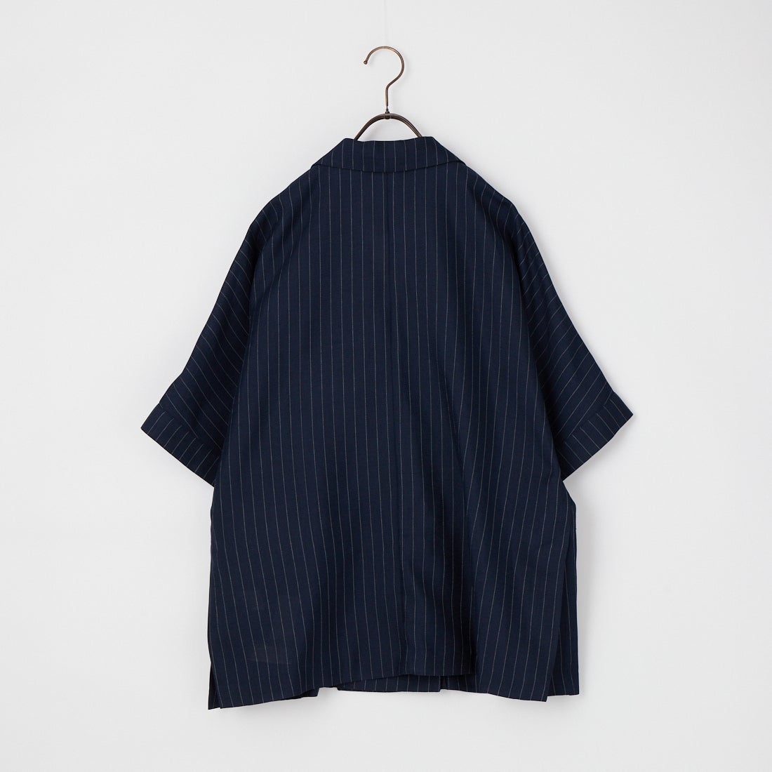 USINE [ユジーヌ] リネンライクショートスリーブジャケット [21267058] 076 ﾈｲﾋﾞｰS