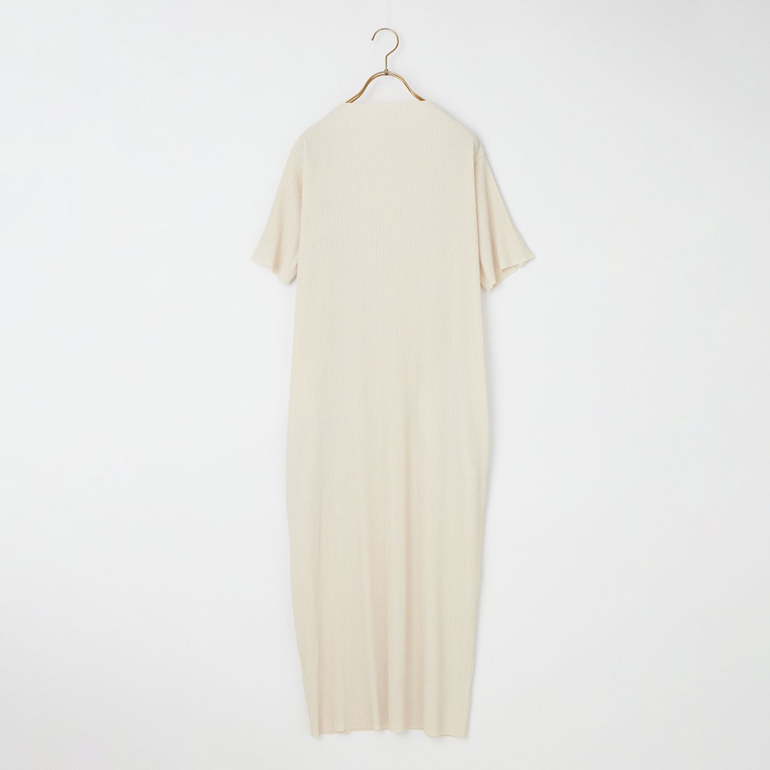 USINE [ユジーヌ] プリーツマキシワンピース [IN4-OP-6] OFF WHITE