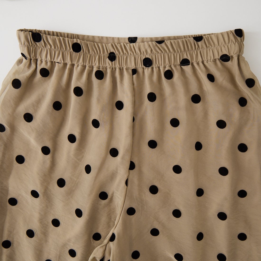 Jf Ready Made [ジェイエフレディメイド] オーガンジードットパンツ [8565640-01] 61 ﾍﾞｰｼﾞｭ