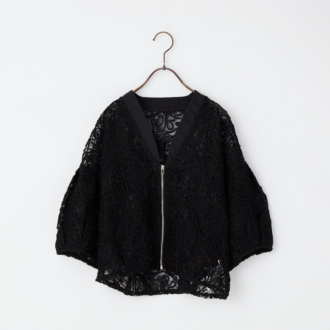 Jf Ready Made [ジェイエフレディメイド] コード刺繍ブルゾン [293-33242] ﾌﾞﾗｯｸ