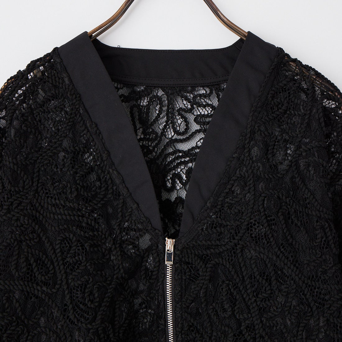 Jf Ready Made [ジェイエフレディメイド] コード刺繍ブルゾン [293-33242] ﾌﾞﾗｯｸ