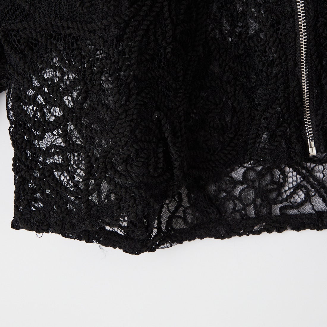 Jf Ready Made [ジェイエフレディメイド] コード刺繍ブルゾン [293-33242] ﾌﾞﾗｯｸ