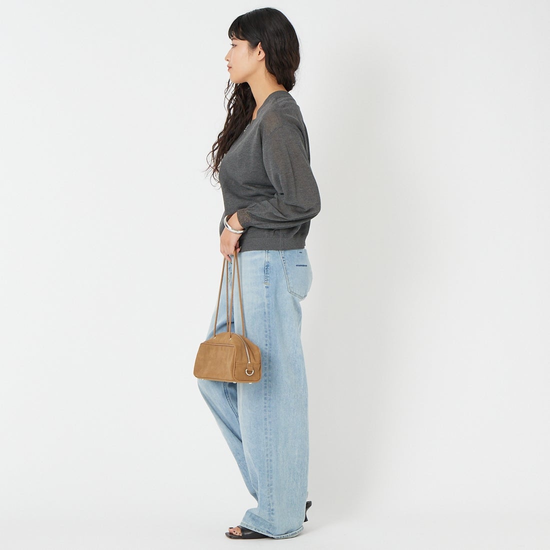 Jf Ready Made [ジェイエフレディメイド] ファインUV 2WAYジップカーディガン [3126223] ﾁｬｺｰﾙ