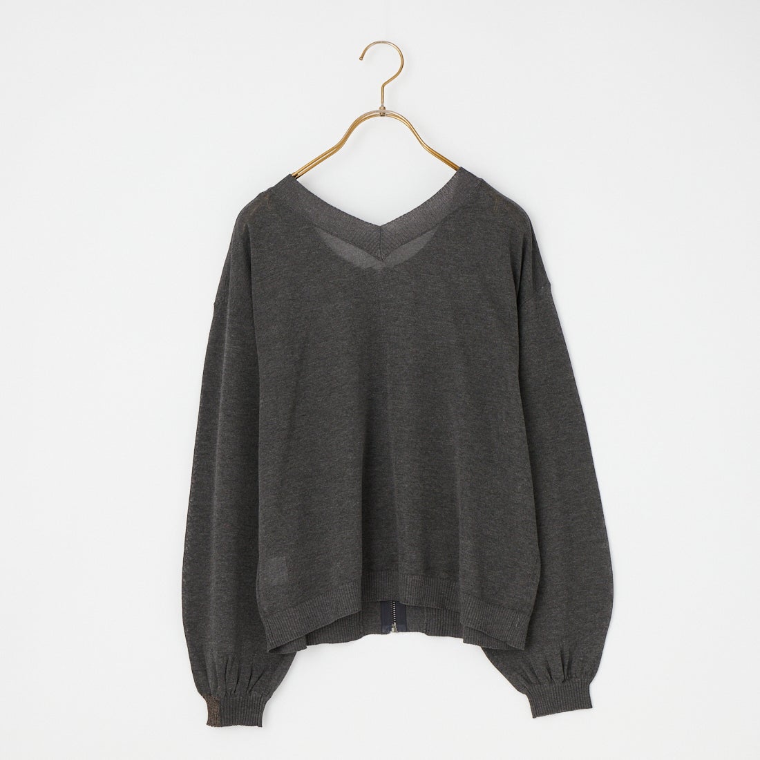 Jf Ready Made [ジェイエフレディメイド] ファインUV 2WAYジップカーディガン [3126223] ﾁｬｺｰﾙ