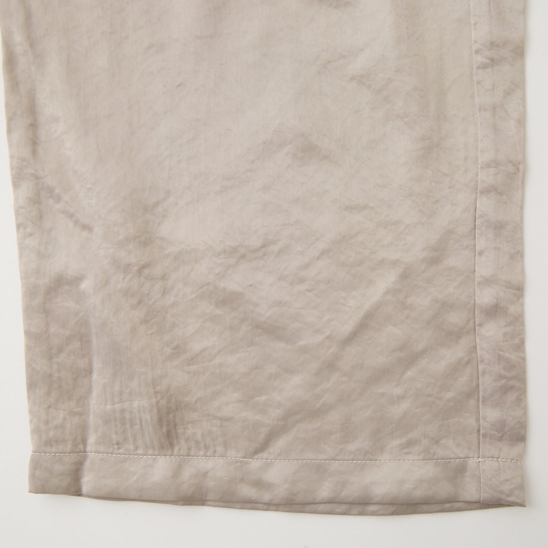 Jeans Factory Clothes [ジーンズファクトリークローズ] イージーワイドサテンパンツ [IN22-PT-6] 9 ﾗｲﾄﾍﾞｰｼﾞ