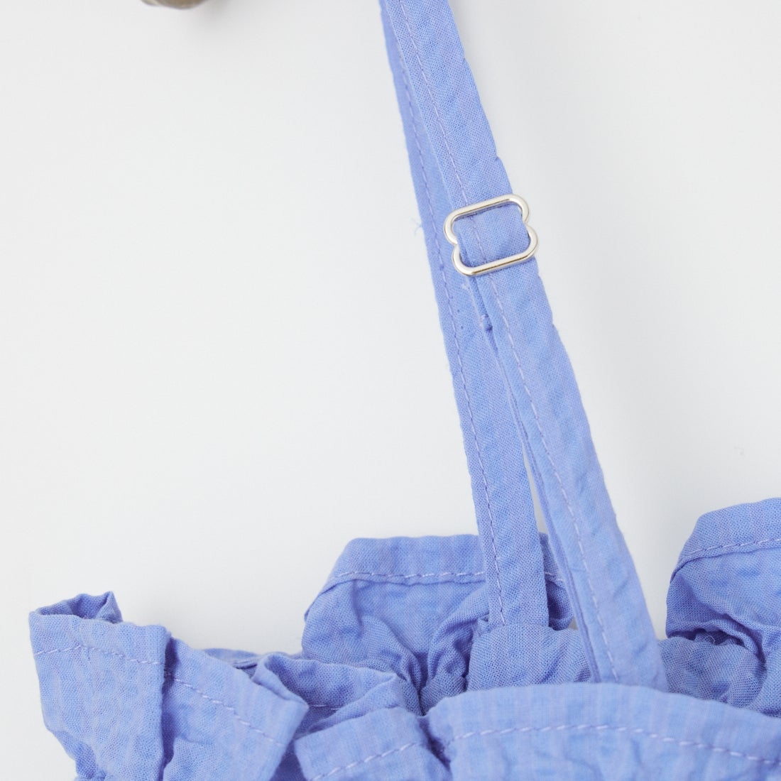 Jeans Factory Clothes [ジーンズファクトリークローズ] シアーサッカーフリルビスチェ [8065051-00] 81 ｻｯｸｽ