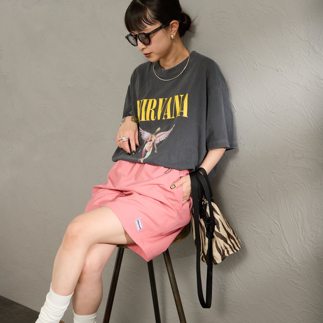 CORAL&&モデル身長：150cm 着用サイズ：S&&