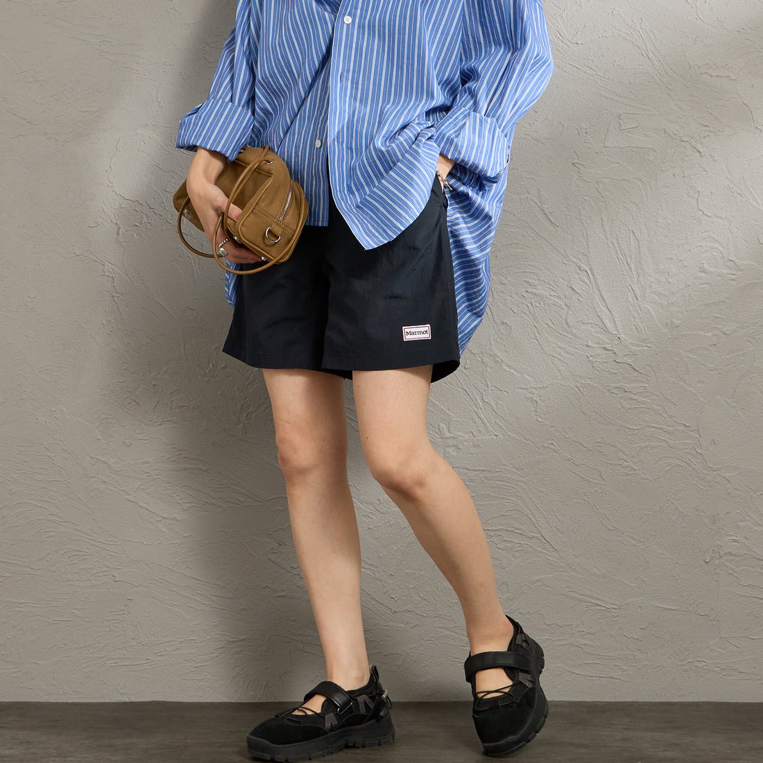 BLACK&&モデル身長：160cm 着用サイズ：S&&